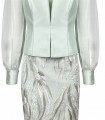 Lace Sheath Dress & Gigot Sleeve Jacket Set